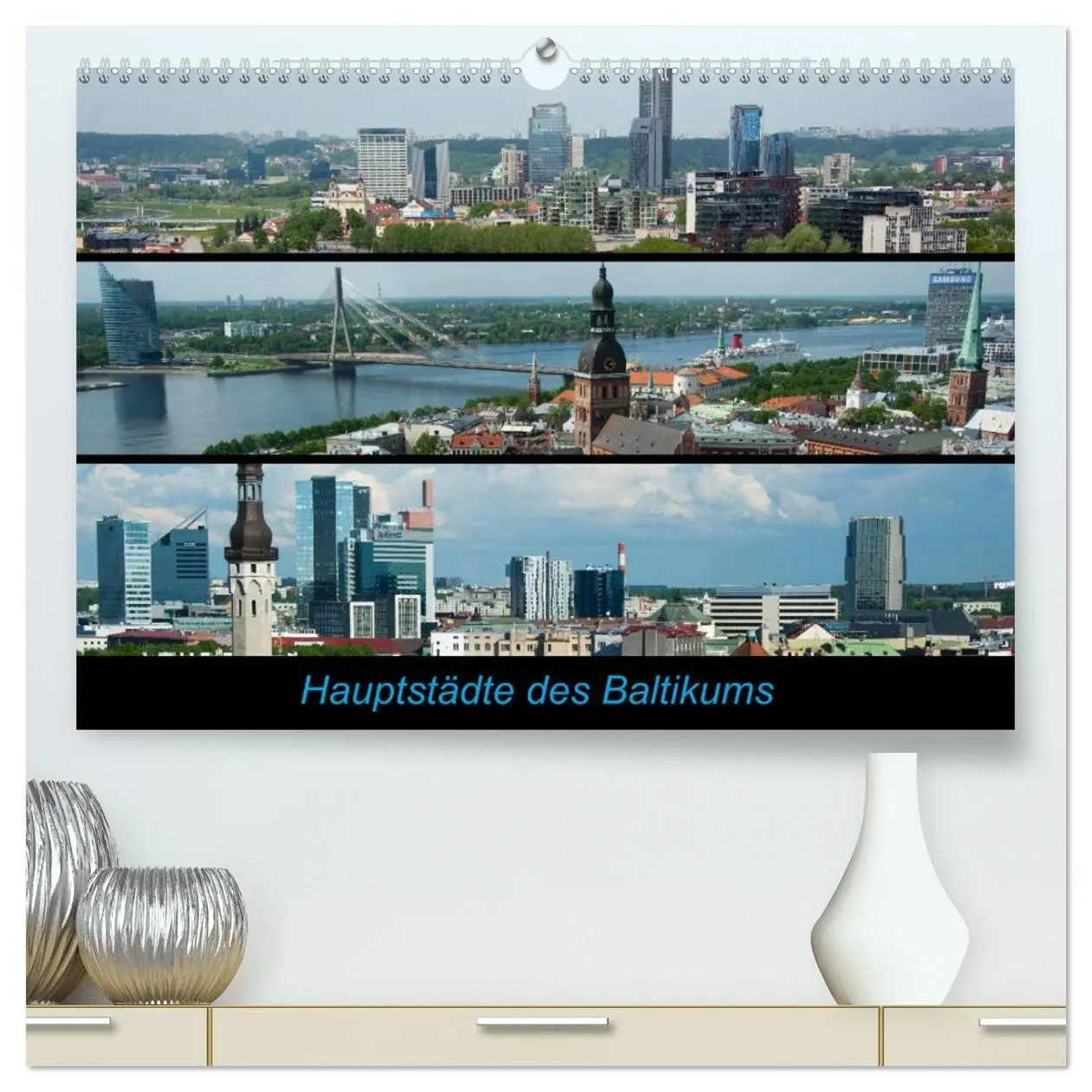 Cover: 9783516173420 | Hauptstädte des Baltikums (hochwertiger Premium Wandkalender 2026...