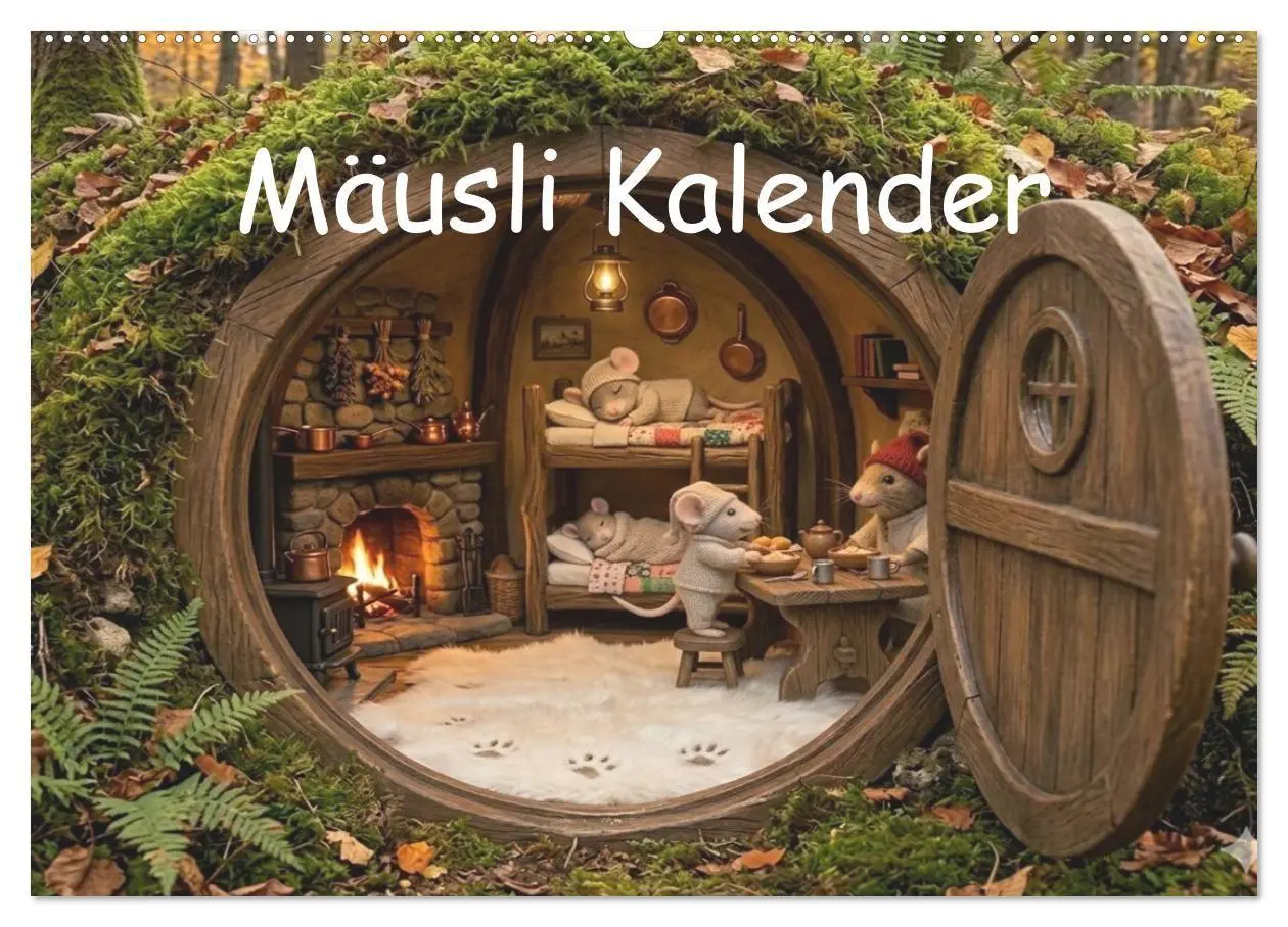 Cover: 9783569883420 | Mäusli Kalender (Wandkalender 2027 DIN A2 quer), CALVENDO...