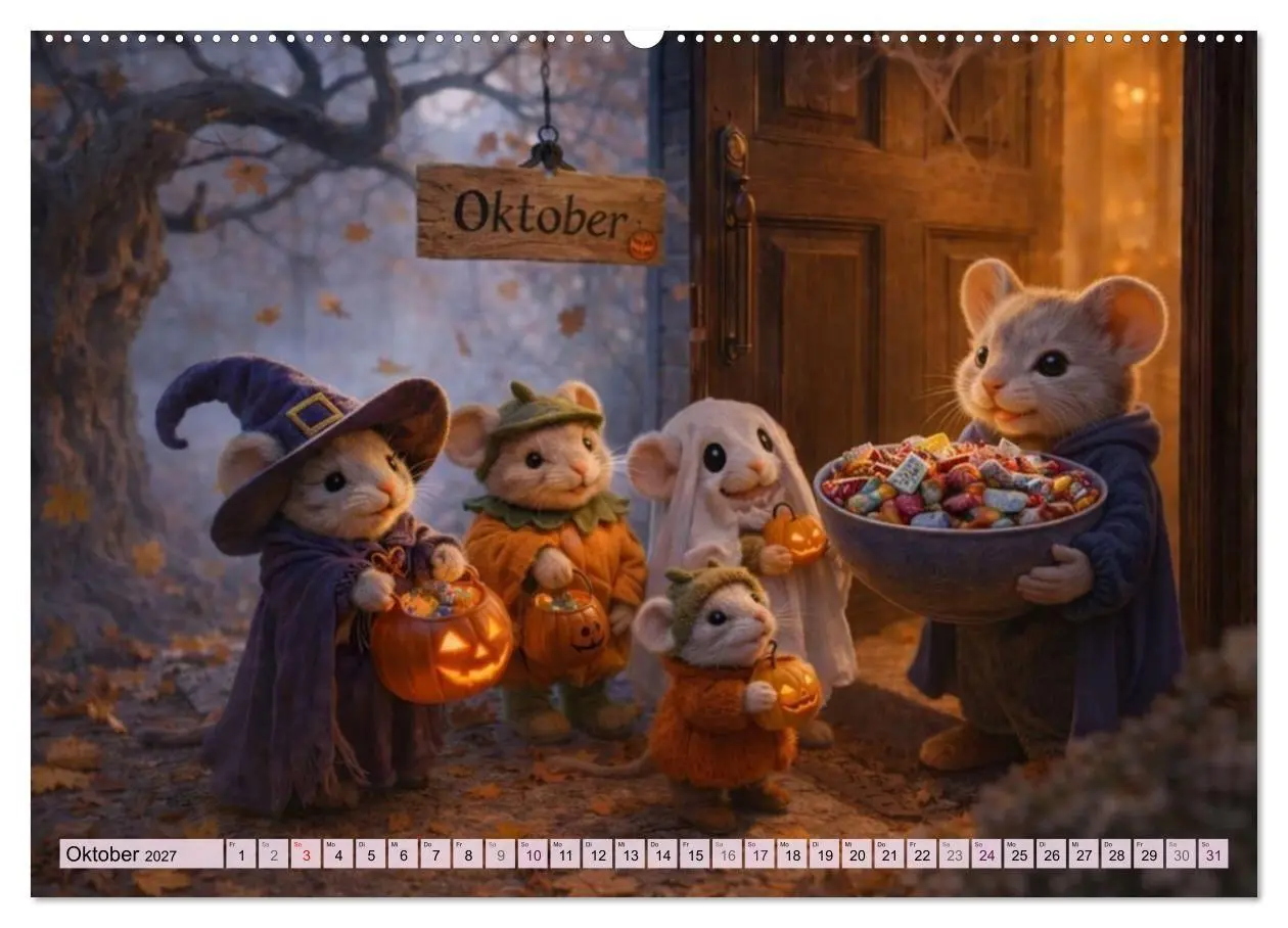 Bild: 9783569883420 | Mäusli Kalender (Wandkalender 2027 DIN A2 quer), CALVENDO...