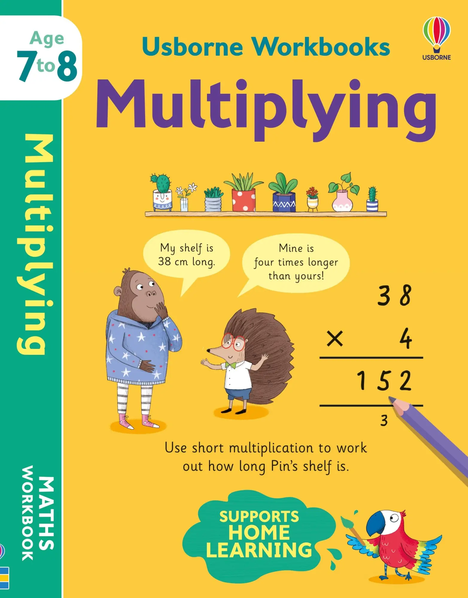Cover: 9781801313520 | Usborne Workbooks Multiplying 7-8 | Holly Bathie | Taschenbuch | 2022
