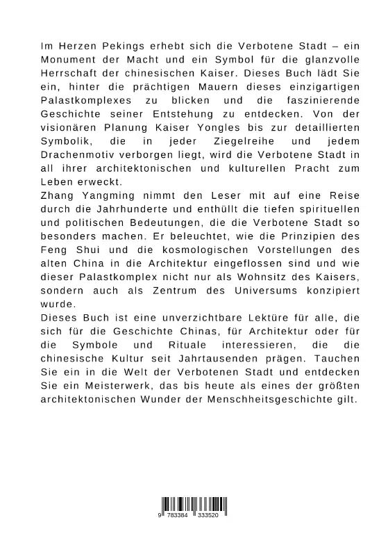 Bild: 9783384333520 | Die verbotene Stadt | Yangming Zhang | Taschenbuch | 300 S. | Deutsch