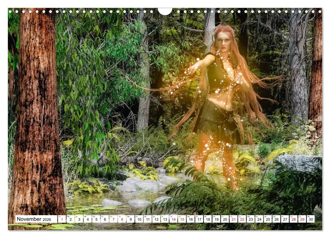 Bild: 9783457693520 | Naturgeister Die Grünen Feen (Wandkalender 2026 DIN A3 quer),...