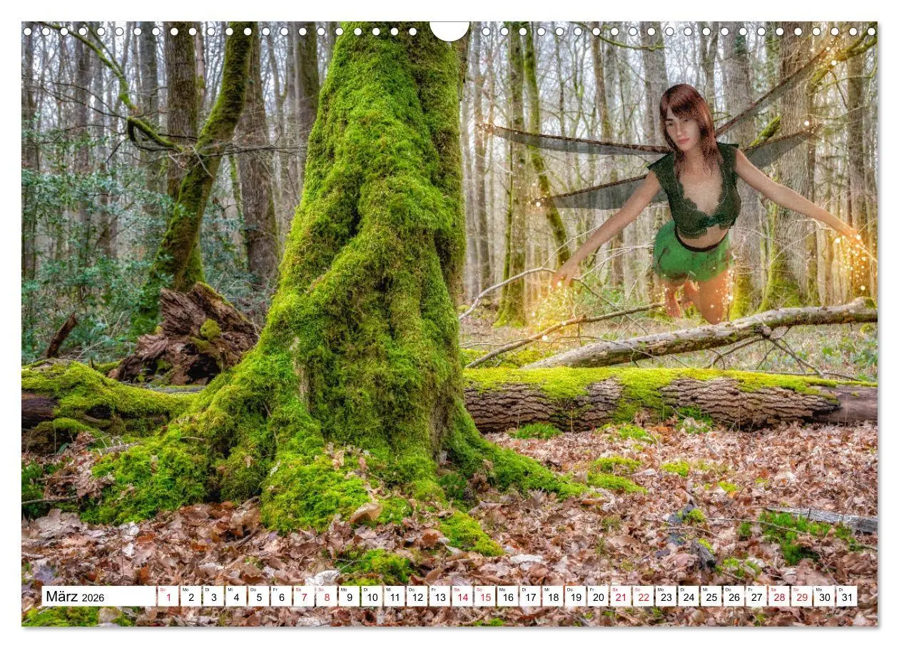 Bild: 9783457693520 | Naturgeister Die Grünen Feen (Wandkalender 2026 DIN A3 quer),...