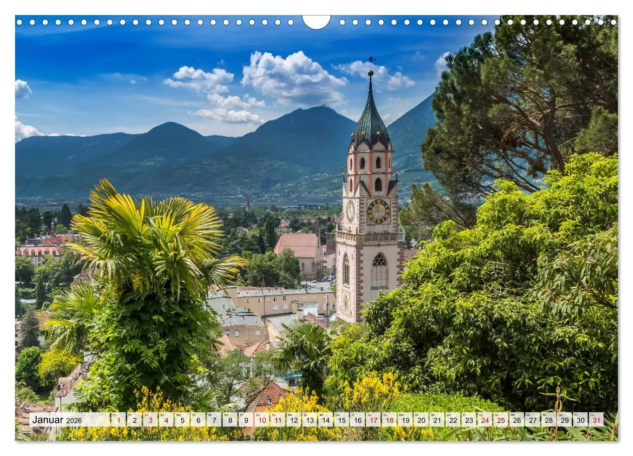 Bild: 9783457903520 | MERAN Idyllische Altstadt (Wandkalender 2026 DIN A3 quer), CALVENDO...