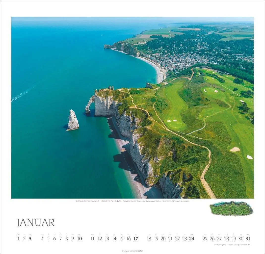 Bild: 9783839903520 | Golf Kalender 2027 | Kalender | Spiralbindung | 14 S. | Deutsch | 2027