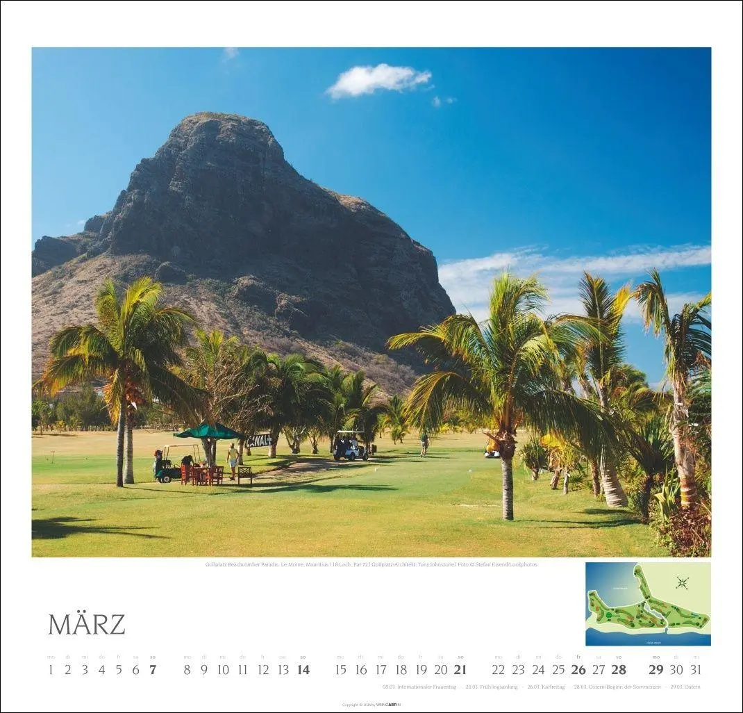 Bild: 9783839903520 | Golf Kalender 2027 | Kalender | Spiralbindung | 14 S. | Deutsch | 2027