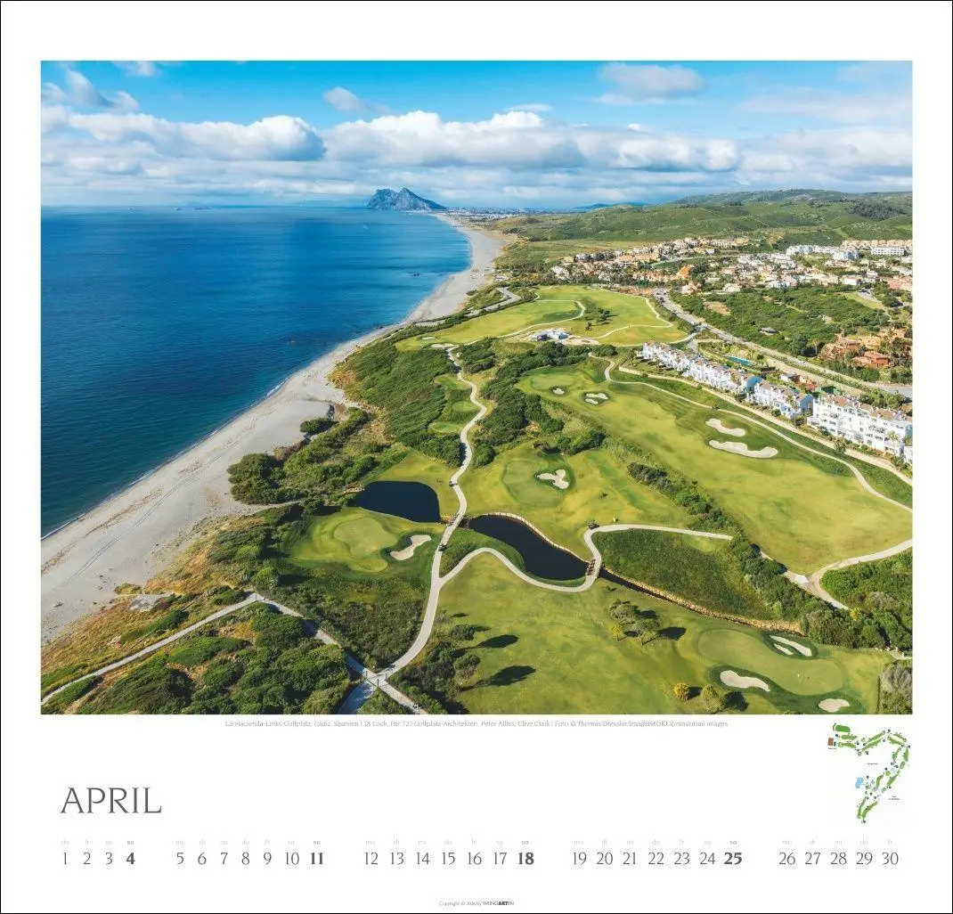 Bild: 9783839903520 | Golf Kalender 2027 | Kalender | Spiralbindung | 14 S. | Deutsch | 2027