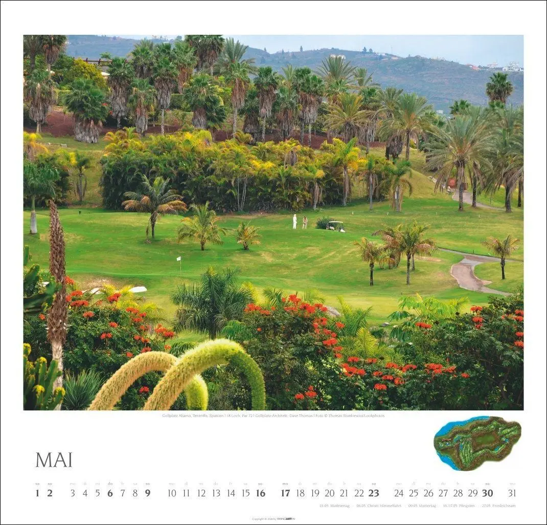 Bild: 9783839903520 | Golf Kalender 2027 | Kalender | Spiralbindung | 14 S. | Deutsch | 2027