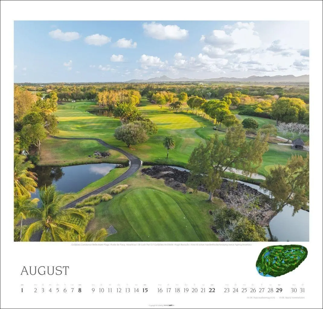 Bild: 9783839903520 | Golf Kalender 2027 | Kalender | Spiralbindung | 14 S. | Deutsch | 2027