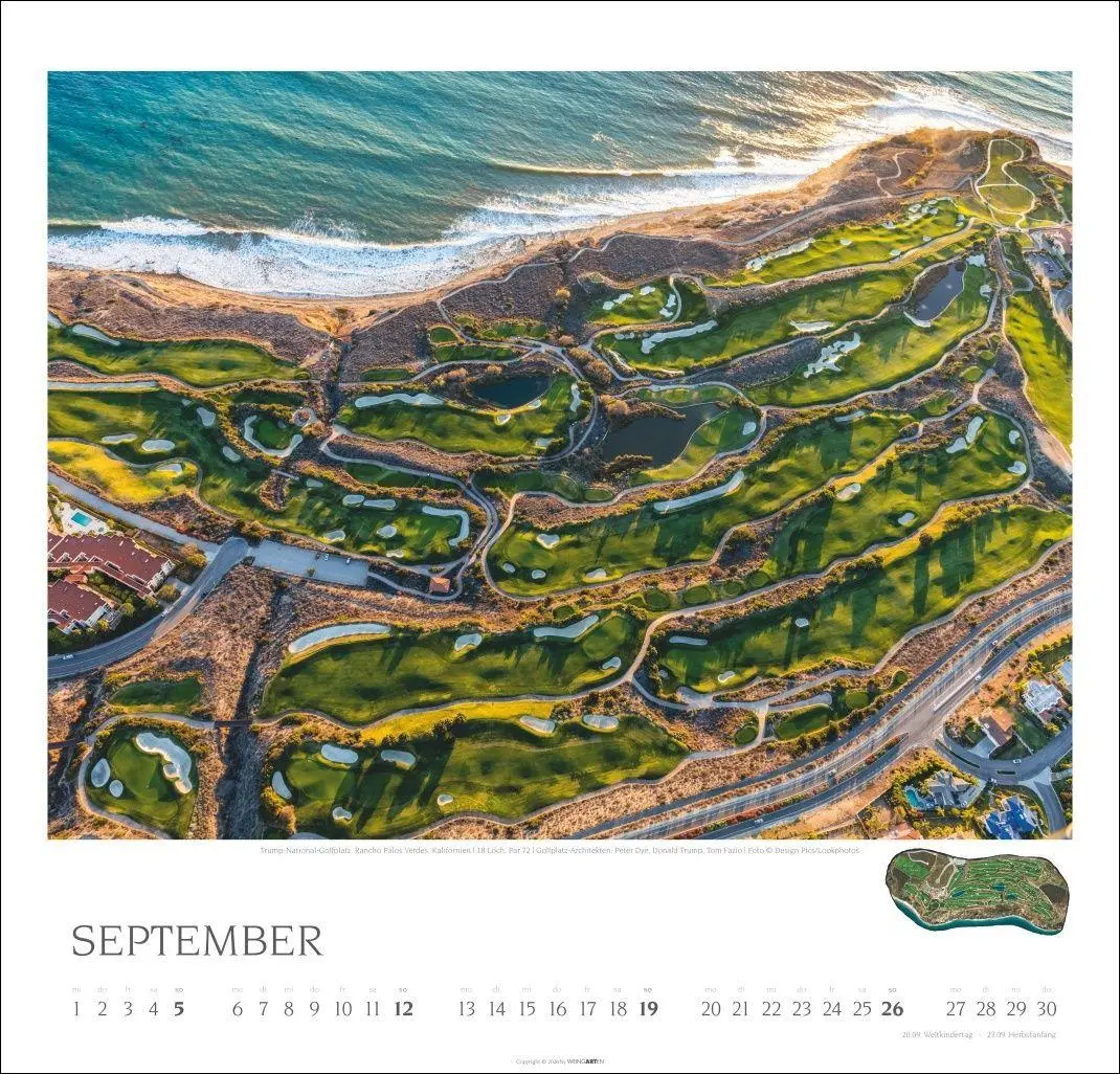 Bild: 9783839903520 | Golf Kalender 2027 | Kalender | Spiralbindung | 14 S. | Deutsch | 2027