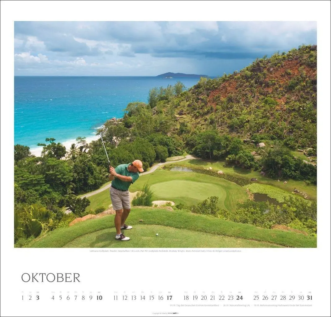 Bild: 9783839903520 | Golf Kalender 2027 | Kalender | Spiralbindung | 14 S. | Deutsch | 2027
