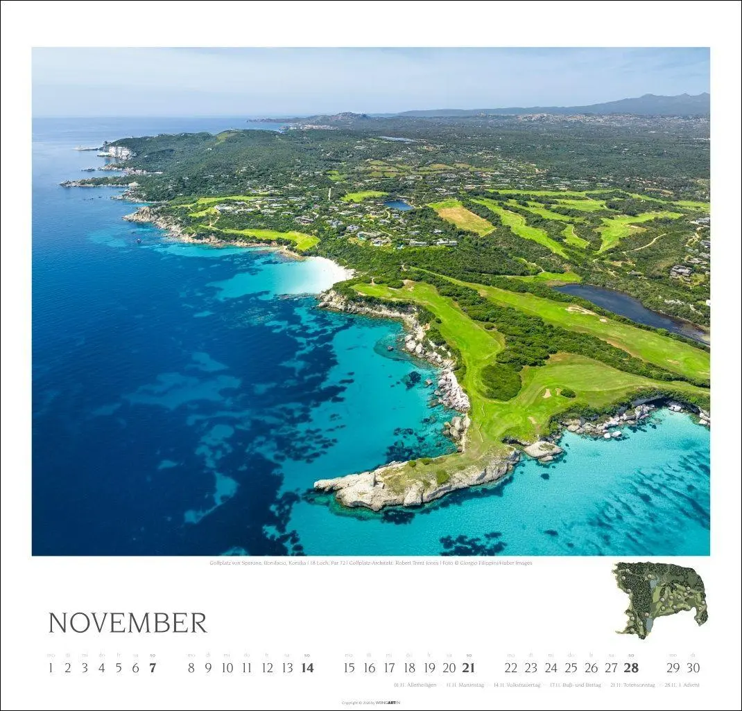 Bild: 9783839903520 | Golf Kalender 2027 | Kalender | Spiralbindung | 14 S. | Deutsch | 2027