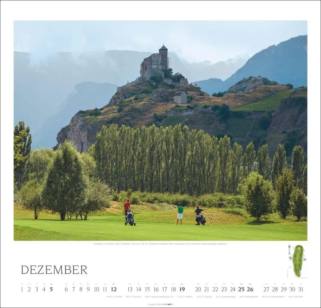 Bild: 9783839903520 | Golf Kalender 2027 | Kalender | Spiralbindung | 14 S. | Deutsch | 2027