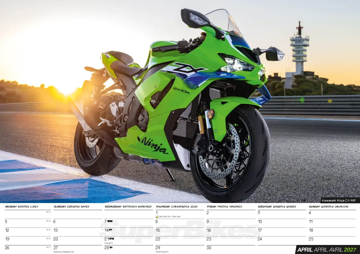 Bild: 9798893613520 | Motorräder 2027 - Der Motorrad Kalender | Kalender | 14 S. | Deutsch
