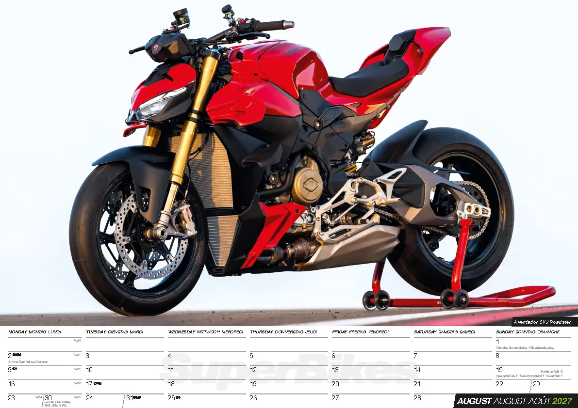 Bild: 9798893613520 | Motorräder 2027 - Der Motorrad Kalender | Kalender | 14 S. | Deutsch