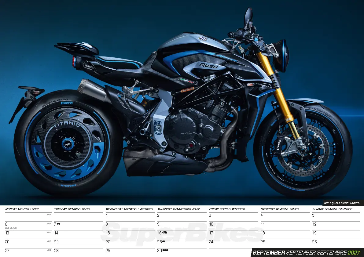 Bild: 9798893613520 | Motorräder 2027 - Der Motorrad Kalender | Kalender | 14 S. | Deutsch