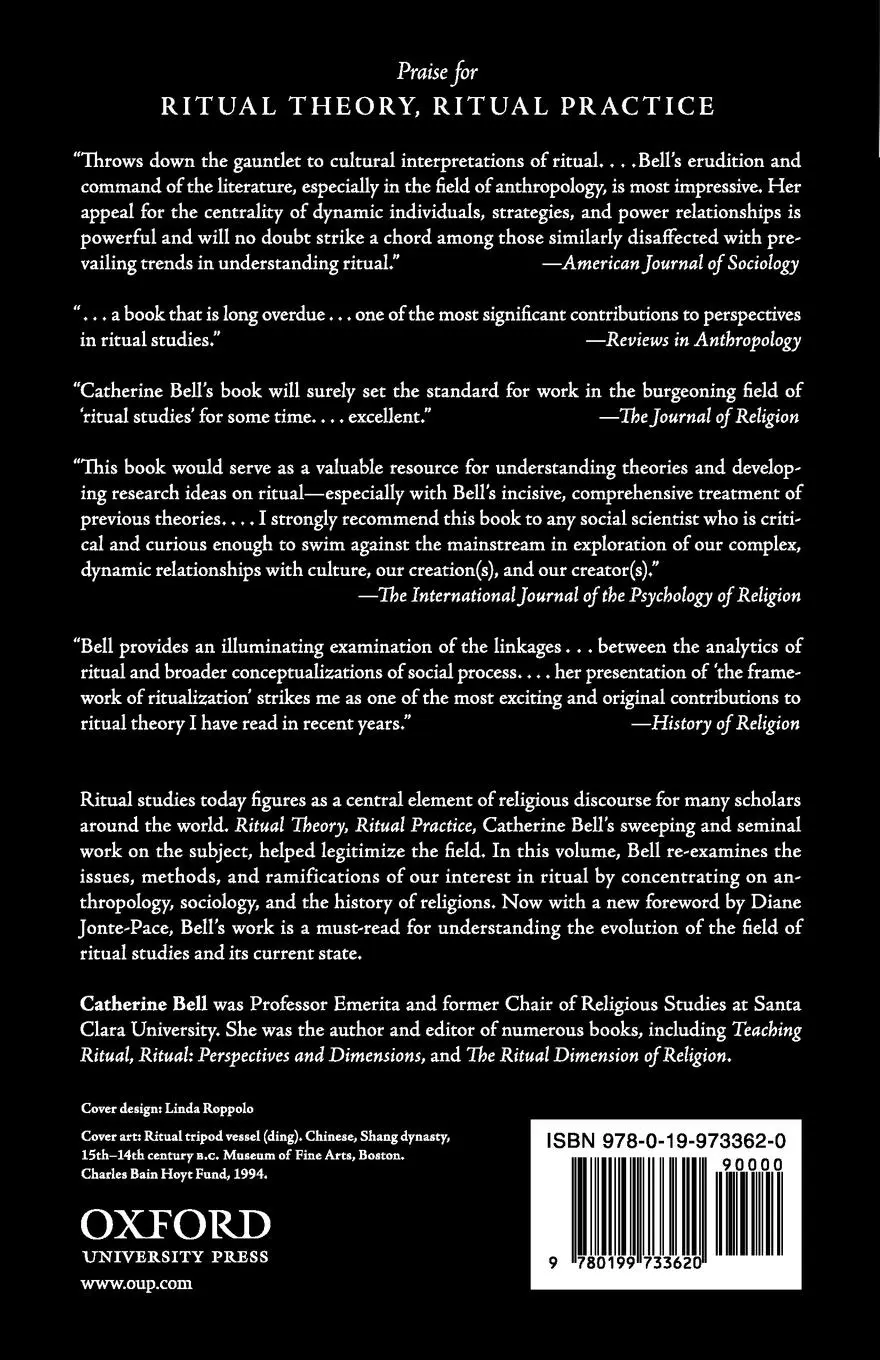 Rückseite: 9780199733620 | Ritual Theory, Ritual Practice | Catherine Bell | Taschenbuch | 2009