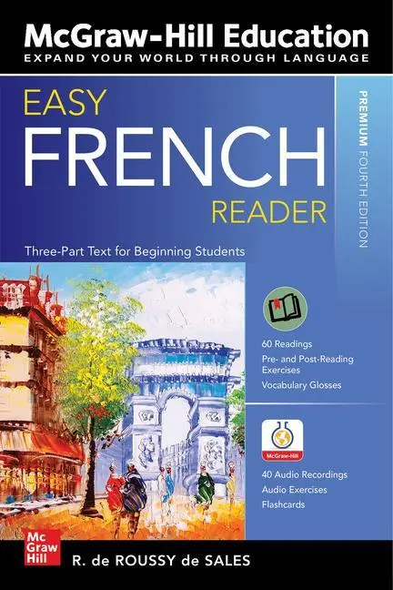 Cover: 9781260463620 | Easy French Reader, Premium Fourth Edition | R. De Roussy De Sales