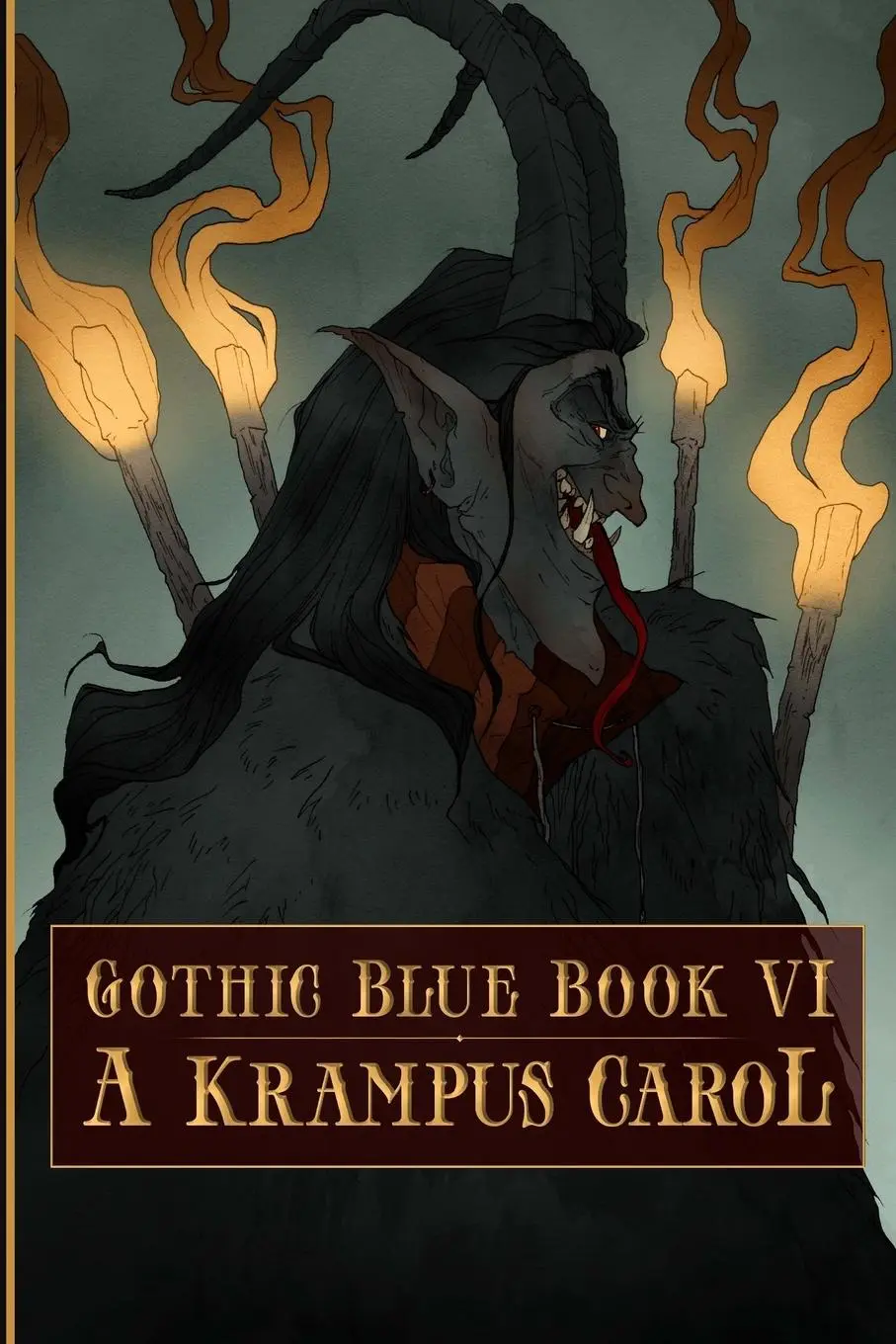 Cover: 9781735693620 | Gothic Blue Book VI | A Krampus Carol | Sara Tantlinger | Taschenbuch