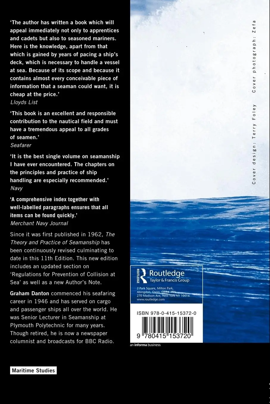Rückseite: 9780415153720 | Theory and Practice of Seamanship XI | Graham Danton | Taschenbuch