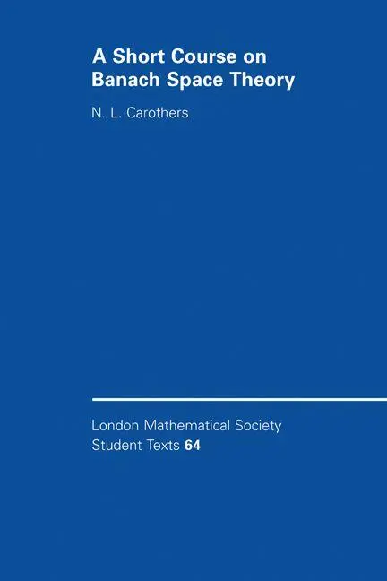 Cover: 9780521603720 | A Short Course on Banach Space Theory | N. L. Carothers | Taschenbuch