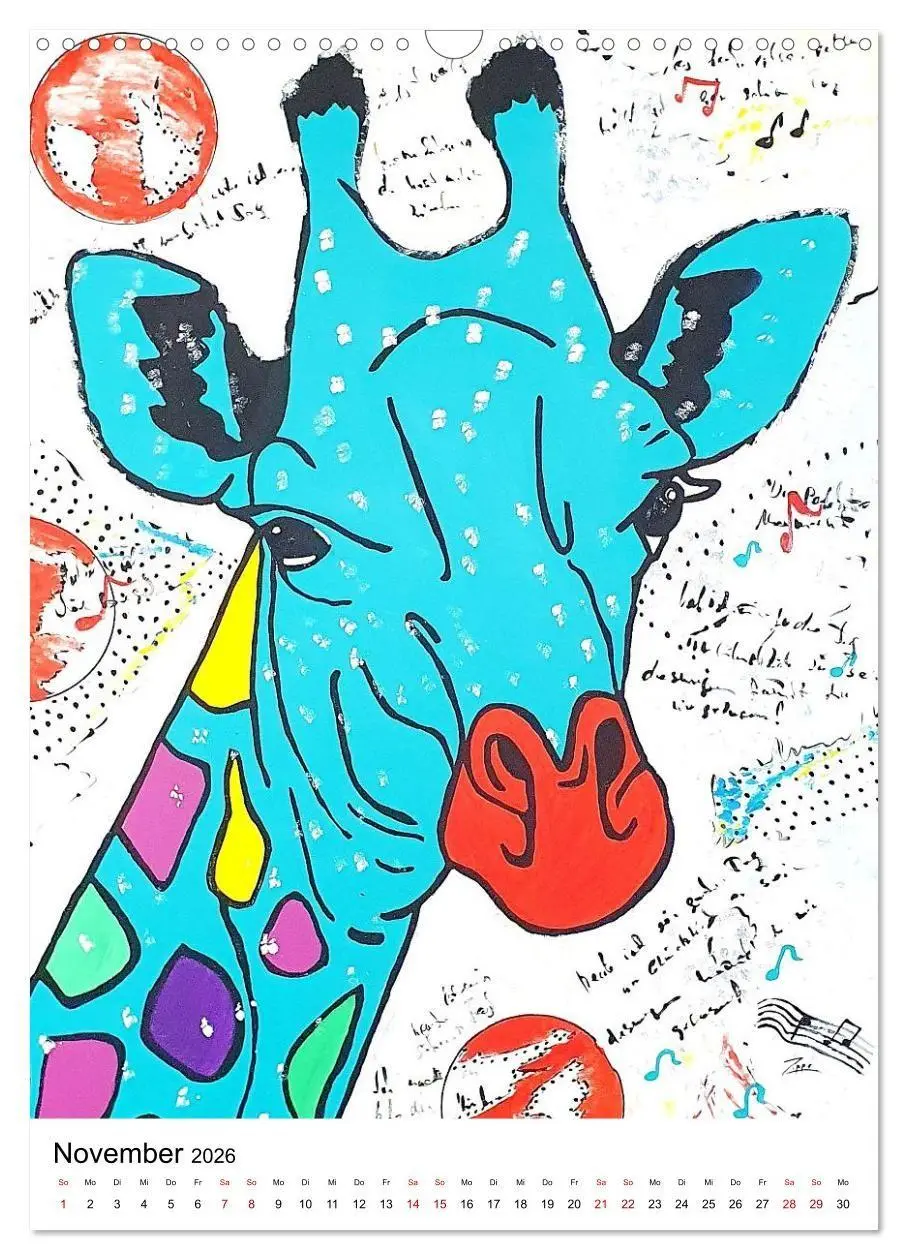 Bild: 9783516693720 | Pop Art Animals - Atelier Zippo (Wandkalender 2026 DIN A3 hoch),...