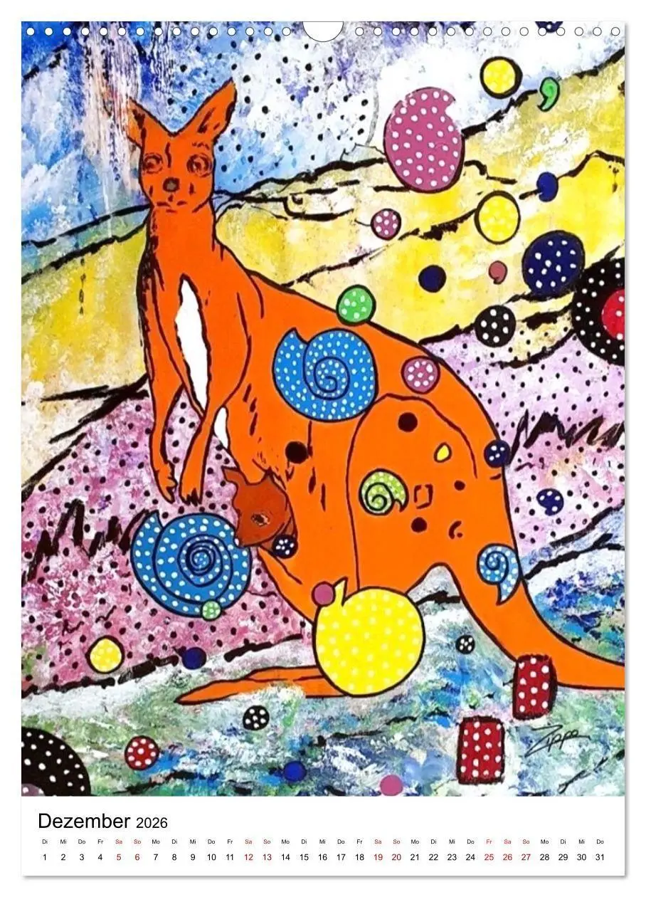 Bild: 9783516693720 | Pop Art Animals - Atelier Zippo (Wandkalender 2026 DIN A3 hoch),...