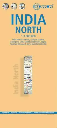 Cover: 9783866093720 | India North 1 : 3 000 000 | (Land-)Karte | Borch Maps | 2 S. | Deutsch