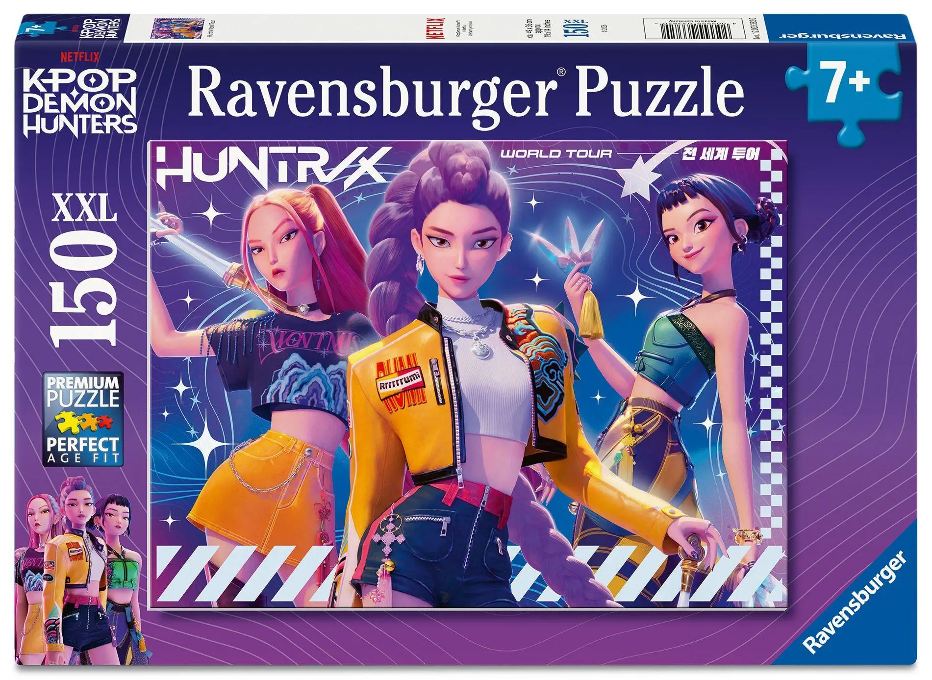 Cover: 4005555033820 | Kinderpuzzle 150 XXL Teile - KPop Demon Hunters - Huntr/x World Tour