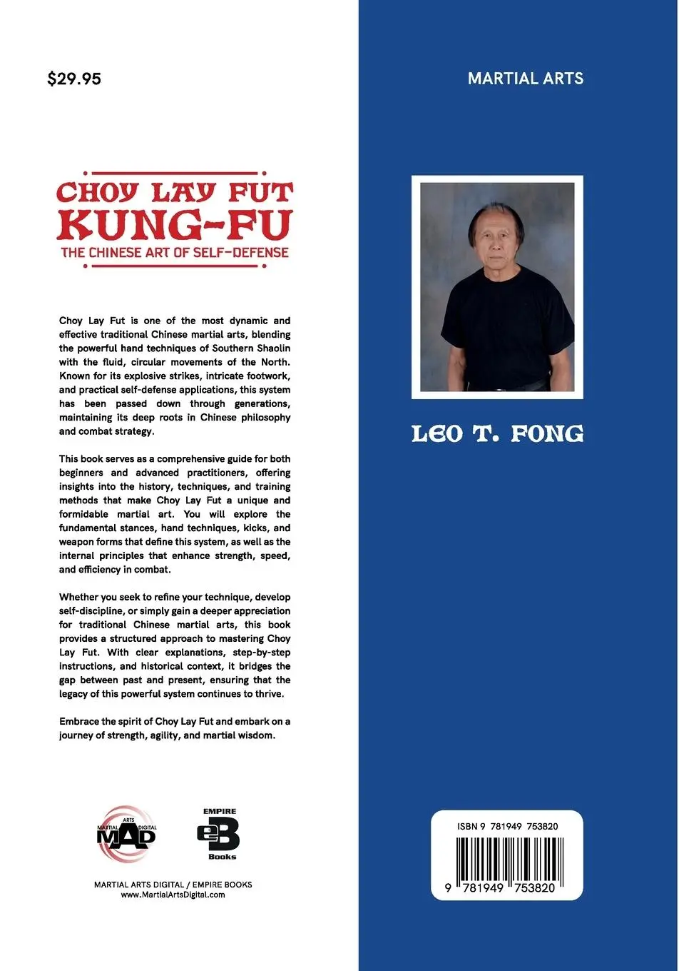 Rückseite: 9781949753820 | CHOY LAY FUT KUNG FU The Chinese Art of Self-Defense Revised Edition