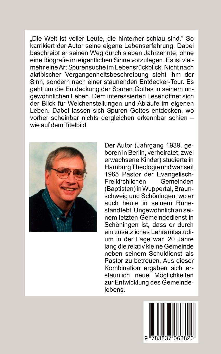 Rückseite: 9783837063820 | GottesSpuren | Autobiografische Einsichten | Peter Muttersbach | Buch