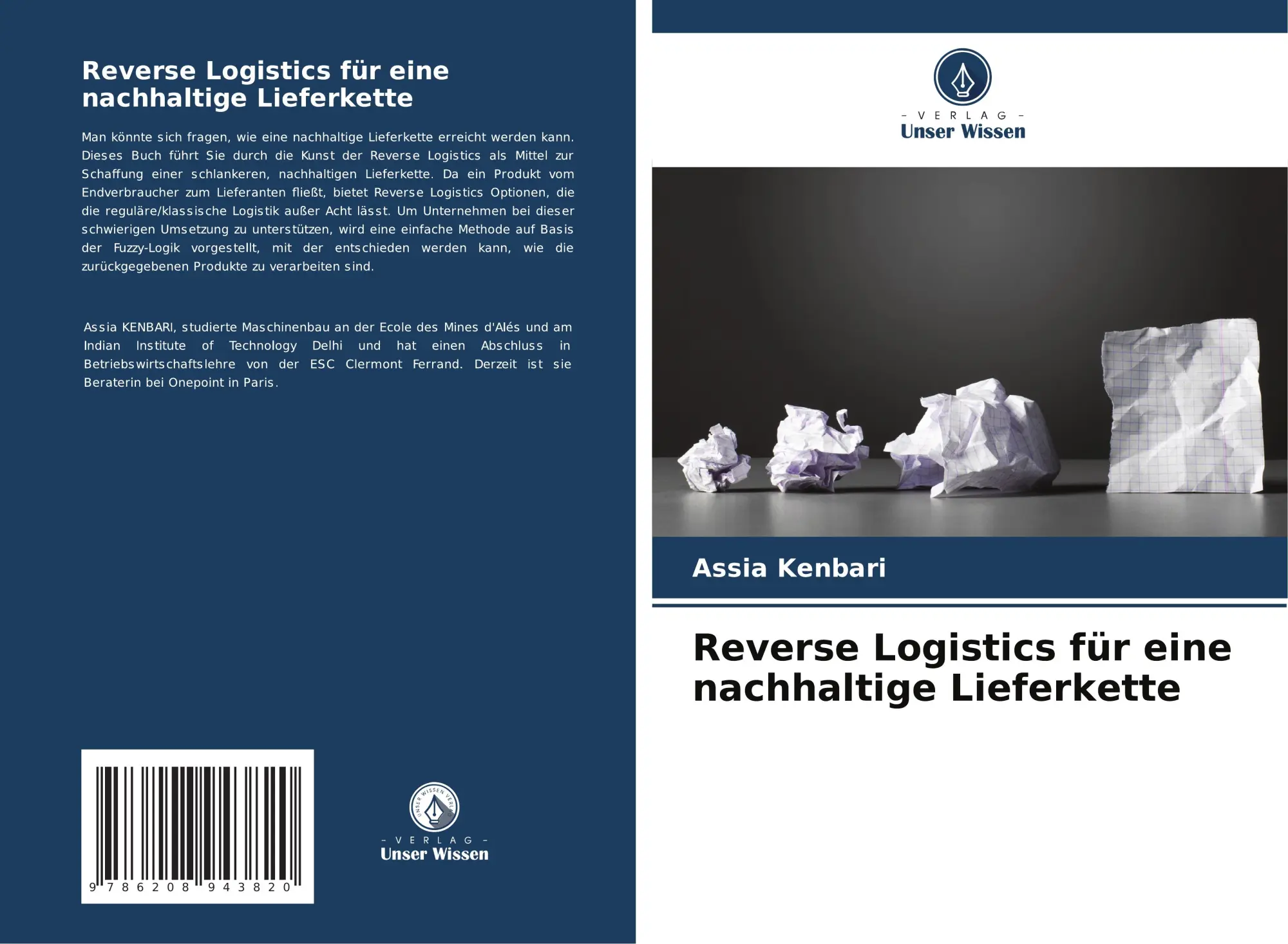 Cover: 9786208943820 | Reverse Logistics für eine nachhaltige Lieferkette | Assia Kenbari