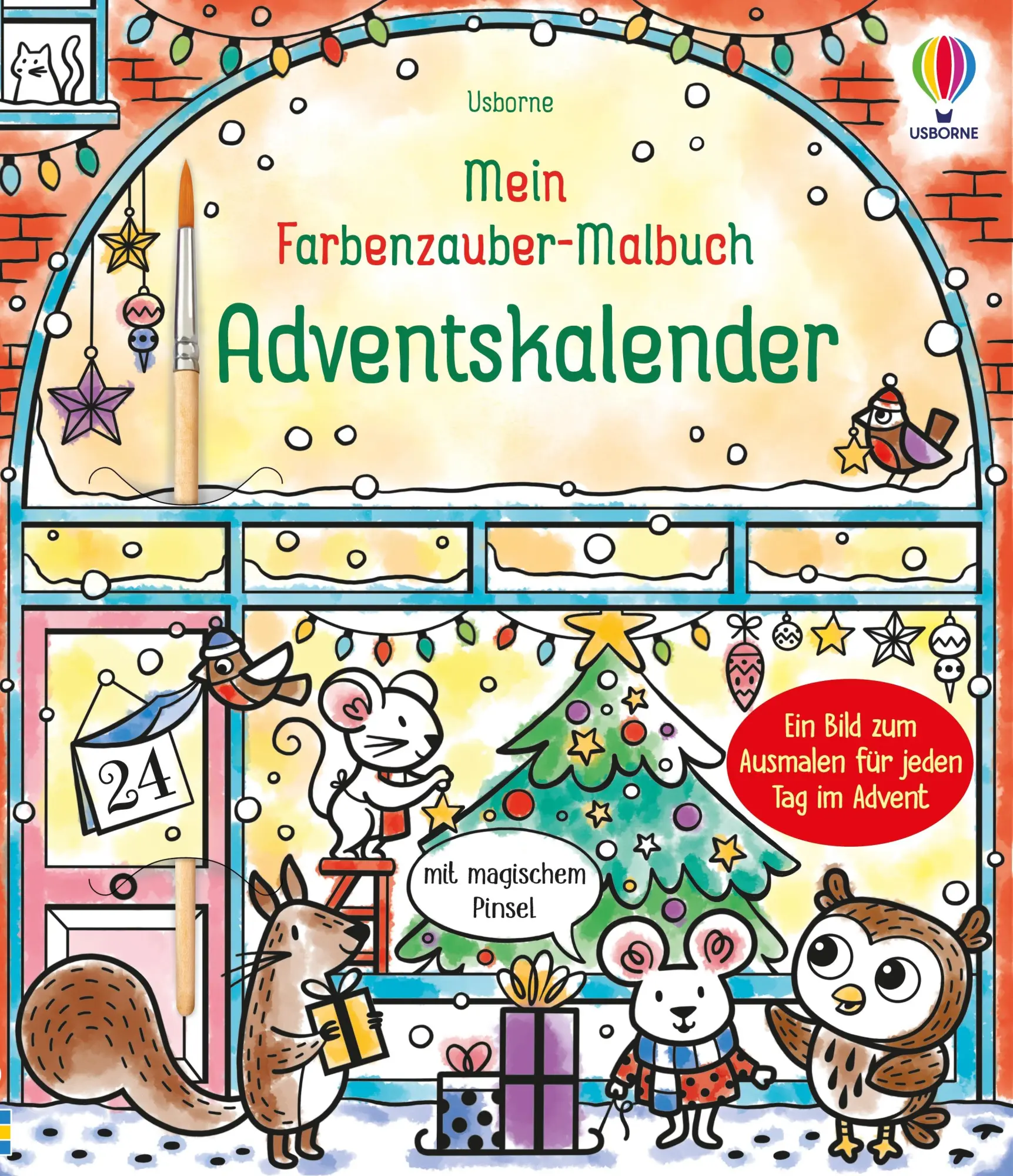 Cover: 9781035703920 | Mein Farbenzauber-Malbuch: Adventskalender | Abigail Wheatley | Buch