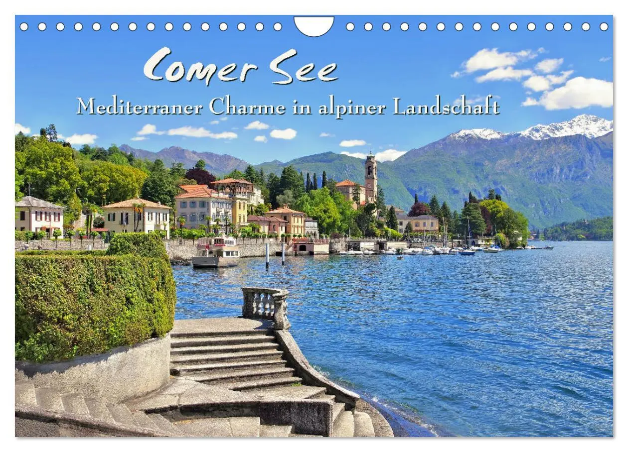 Cover: 9783457723920 | Comer See - Mediterraner Charme in alpiner Landschaft (Wandkalender...
