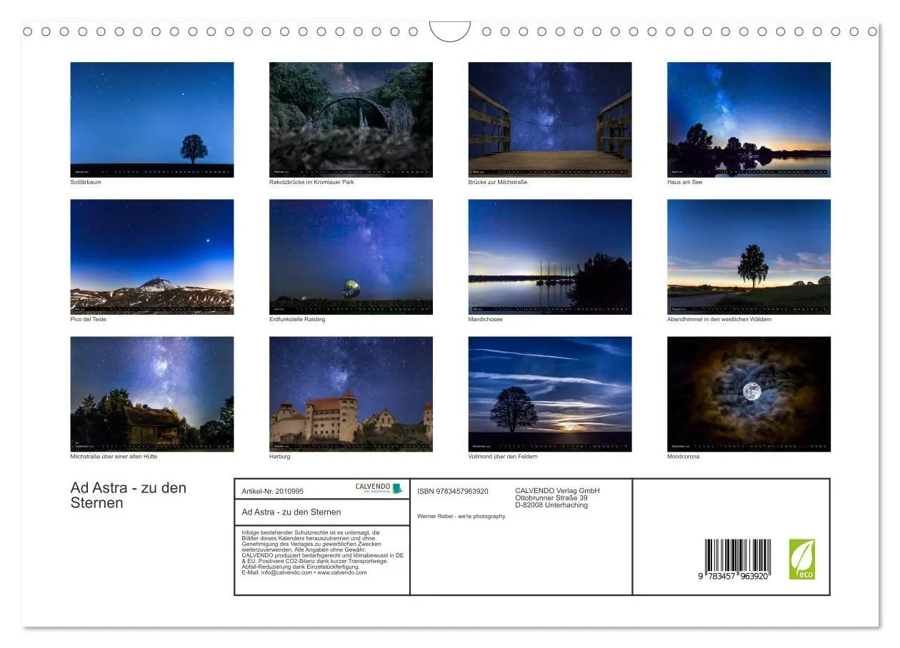 Bild: 9783457963920 | Ad Astra - zu den Sternen (Wandkalender 2026 DIN A3 quer), CALVENDO...