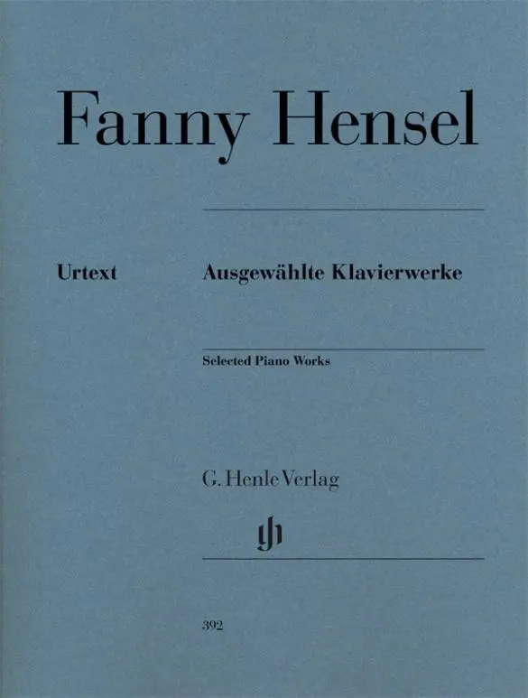 Cover: 9790201803920 | Hensel, Fanny - Ausgewählte Klavierwerke | Instrumentation: Piano solo