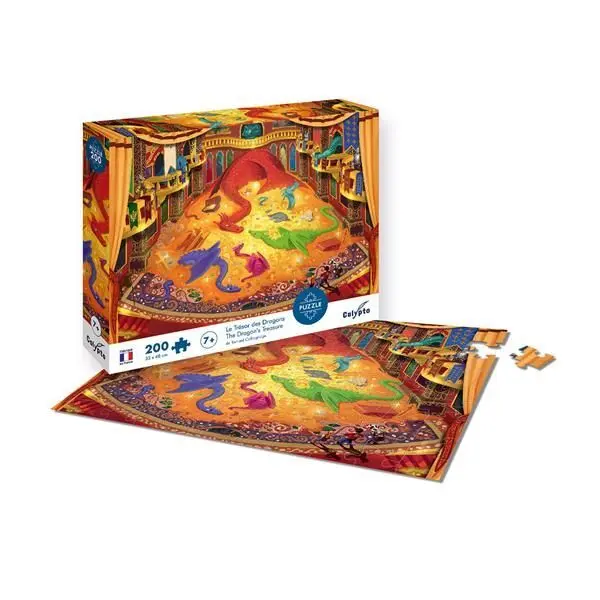 Bild: 3760124874020 | Calypto Drachenschatz 200 Teile Puzzle | Spiel | In Spielebox | 2024