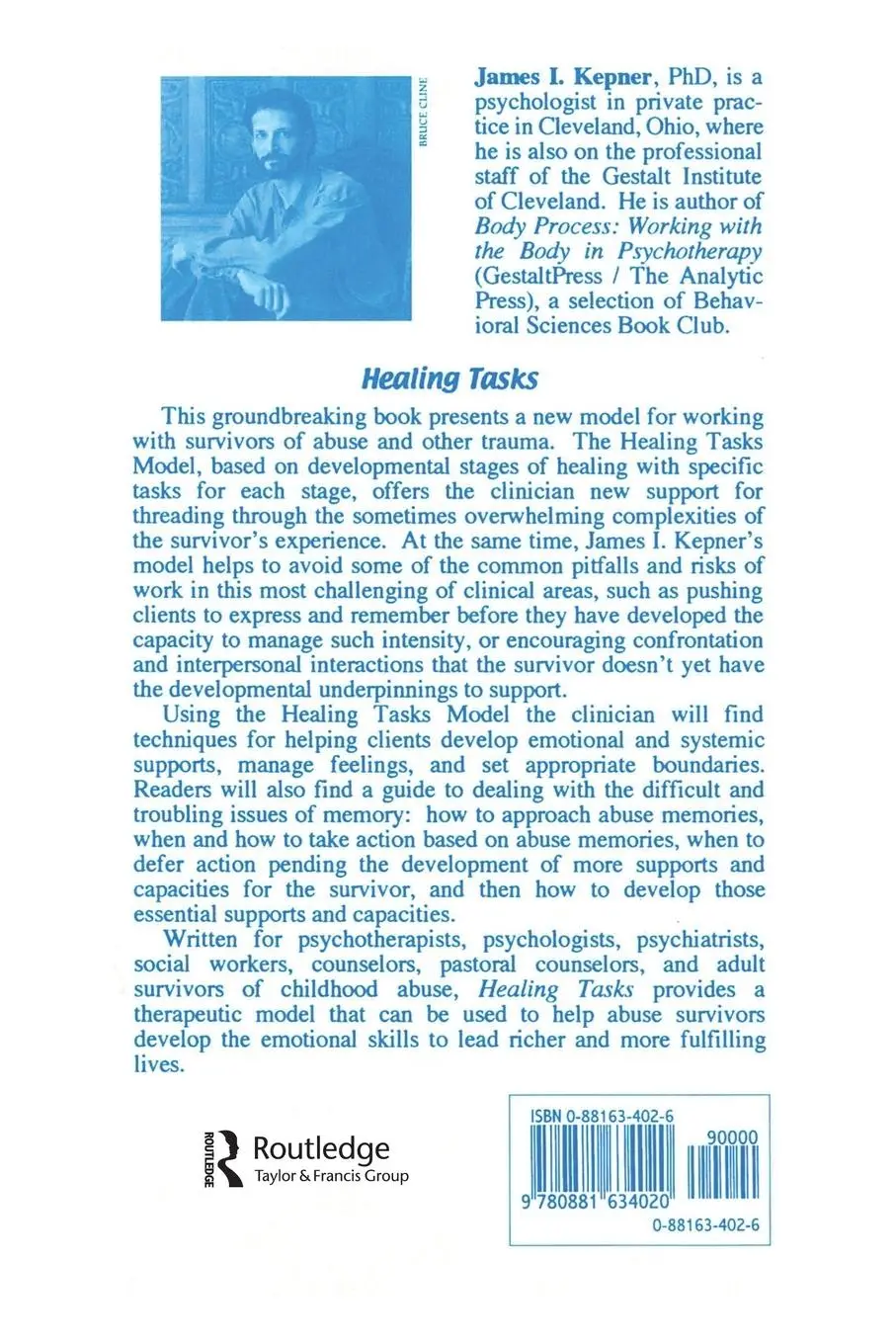 Rückseite: 9780881634020 | Healing Tasks | Psychotherapy with Adult Survivors of Childhood Abuse