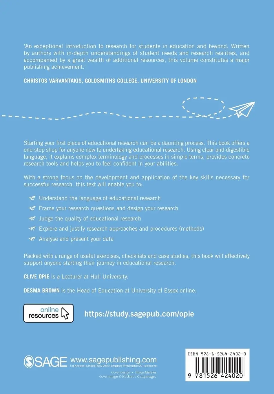 Rückseite: 9781526424020 | Getting Started in Your Educational Research | Clive Opie (u. a.)