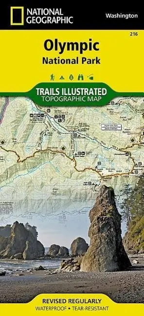 Cover: 9781566954020 | Olympic National Park Map | Illustrated | (Land-)Karte | Englisch