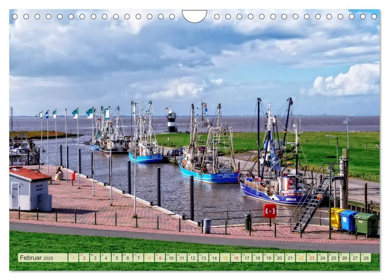 Bild: 9783435384020 | Maritime Augenblicke - Fischkutter (Wandkalender 2025 DIN A4 quer),...