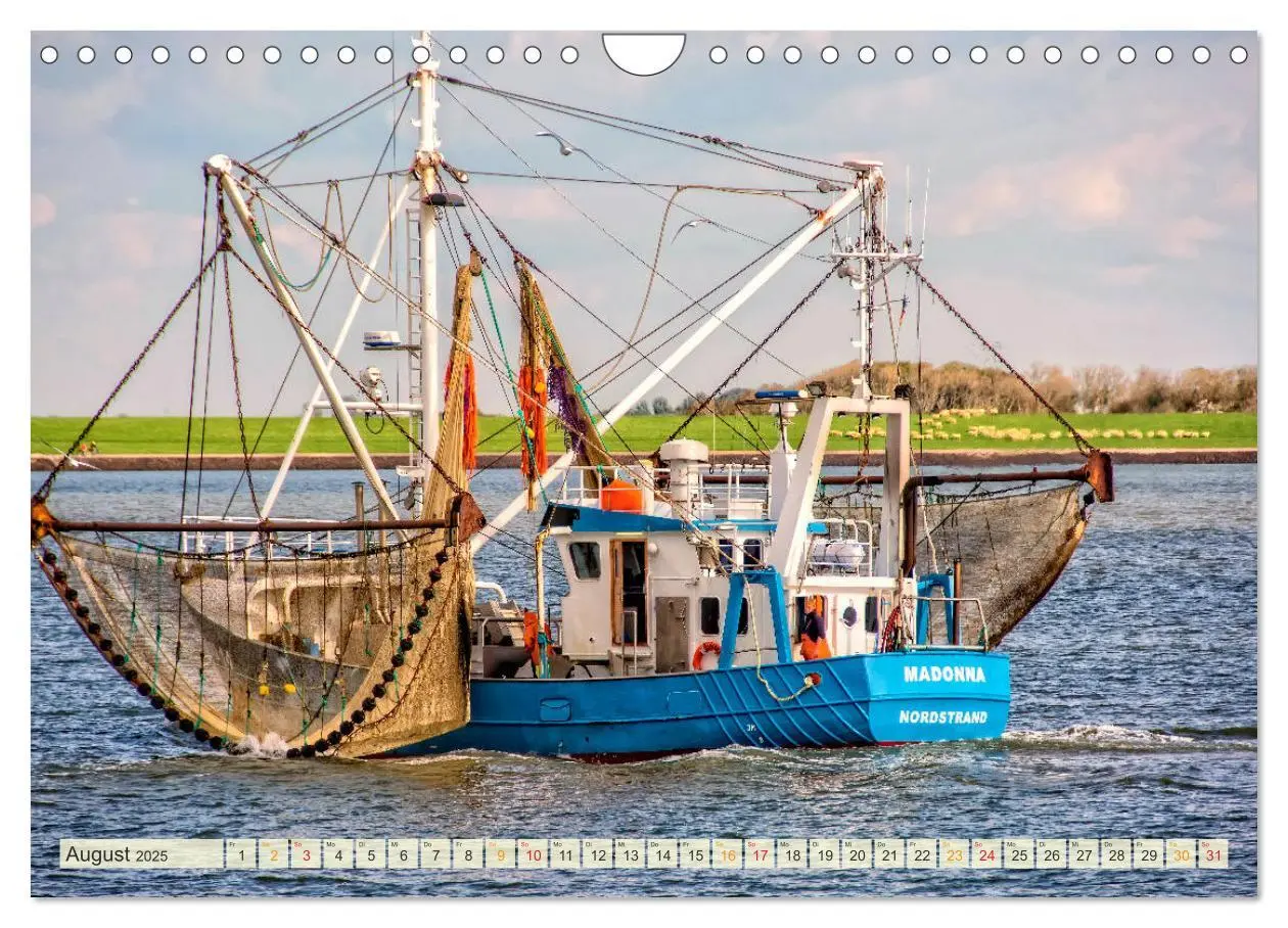 Bild: 9783435384020 | Maritime Augenblicke - Fischkutter (Wandkalender 2025 DIN A4 quer),...