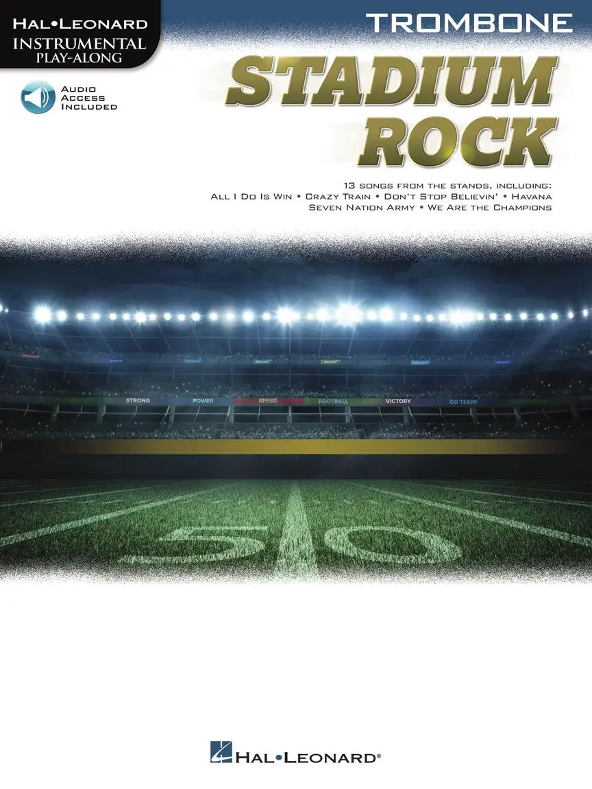 Cover: 888680984120 | Stadium Rock for Trombone | Taschenbuch | Buch + Online-Audio | 2019