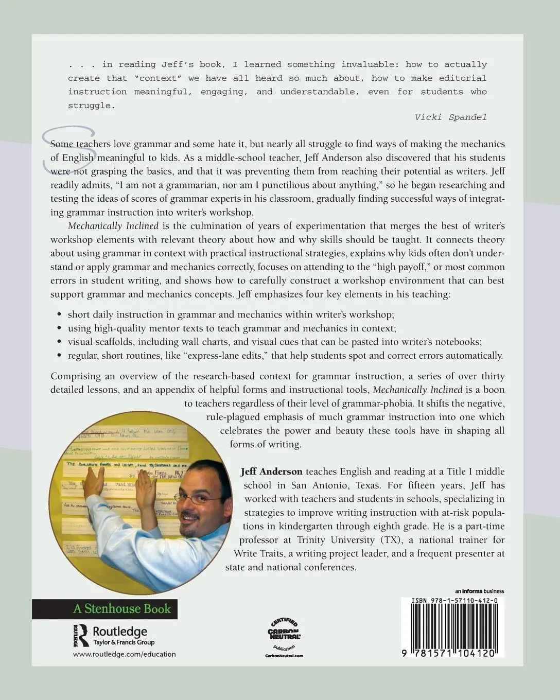 Rückseite: 9781571104120 | Mechanically Inclined | Jeff Anderson | Taschenbuch | Englisch | 2005