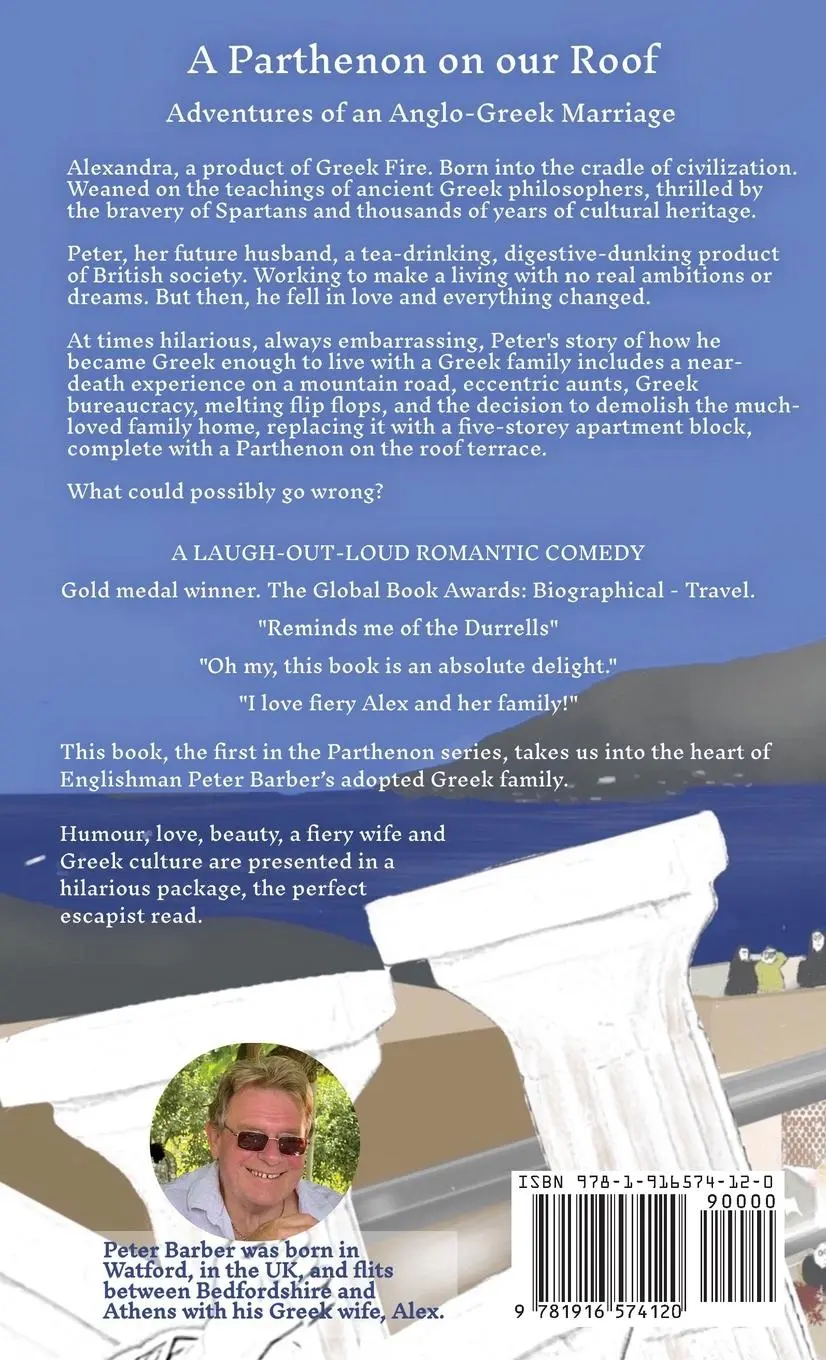 Rückseite: 9781916574120 | A Parthenon on our Roof | Adventures of an Anglo-Greek marriage | Buch
