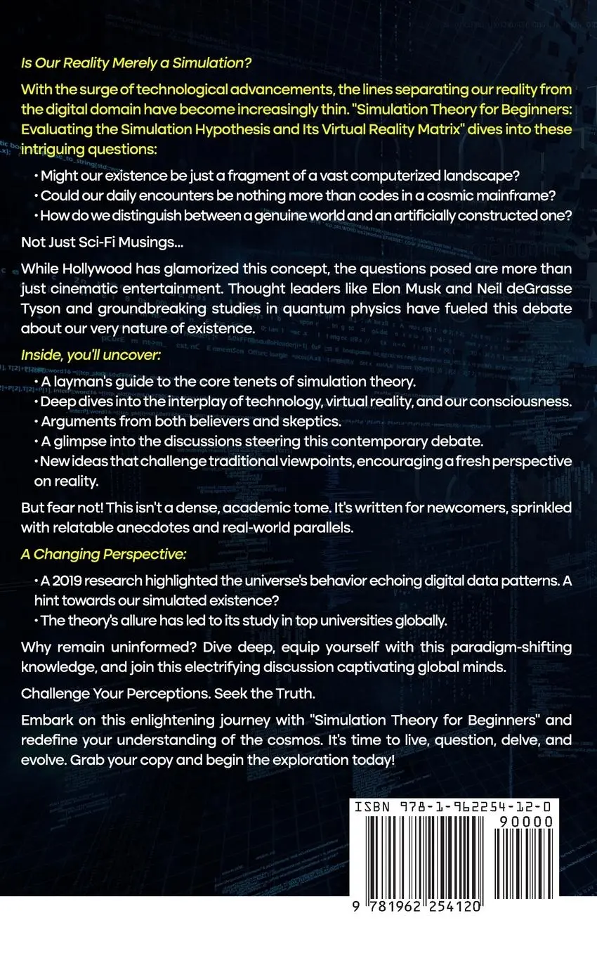 Rückseite: 9781962254120 | Simulation Theory for Beginners | House of Abundance Publications