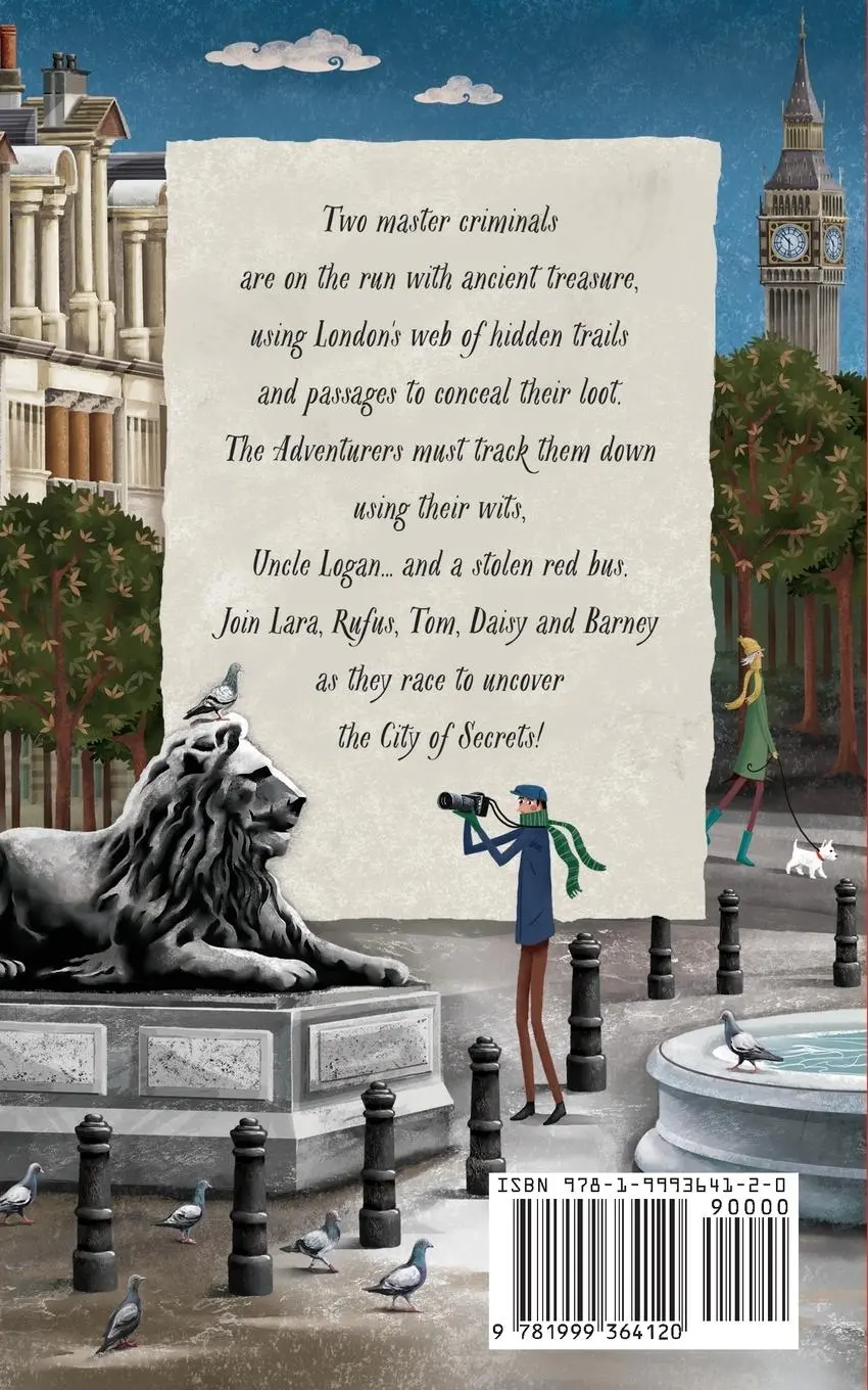 Rückseite: 9781999364120 | The Adventurers and the City of Secrets | Jemma Hatt | Taschenbuch