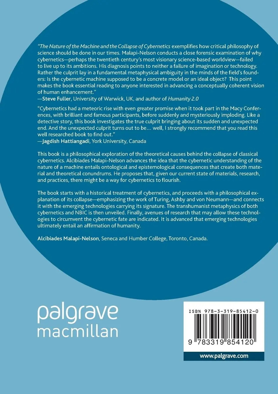Rückseite: 9783319854120 | The Nature of the Machine and the Collapse of Cybernetics | Buch | vii