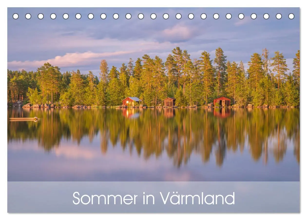 Cover: 9783435204120 | Schwedischer Sommer in Värmland (Tischkalender 2025 DIN A5 quer),...