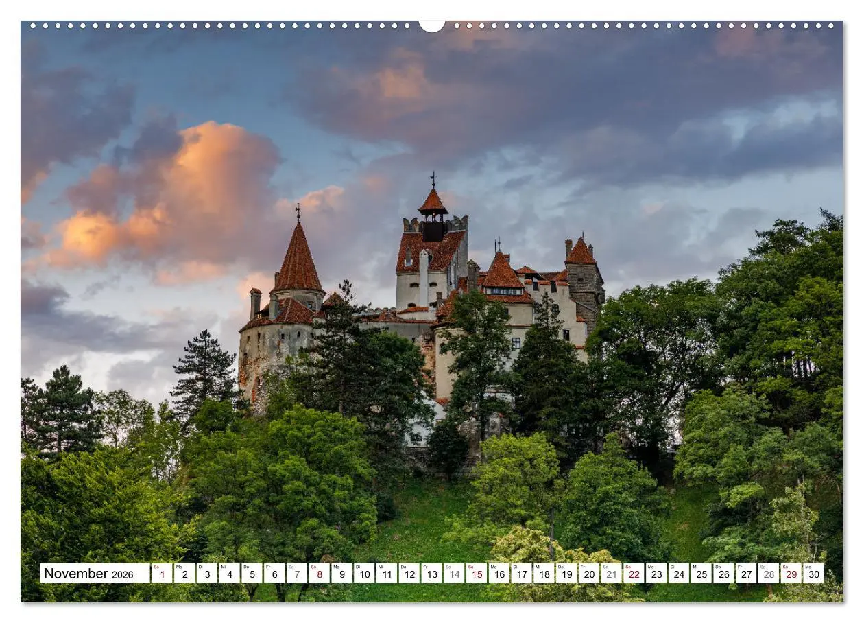 Bild: 9783457604120 | Rumäniens berühmte Burgen (Wandkalender 2026 DIN A2 quer), CALVENDO...